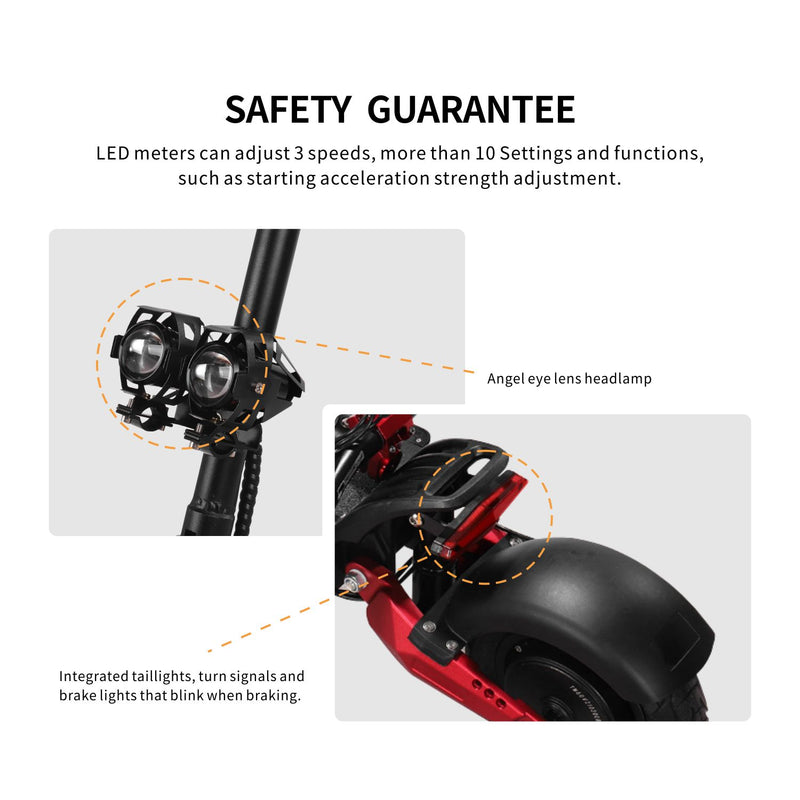 OW-STH07X Off-Road E-Scooter | 70km/h | 60km Range | Foldable Design