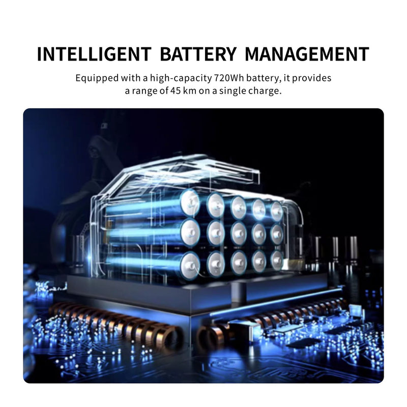 OW-STH06X Electric Scooter | 40km/h | 45km Range | Foldable Design