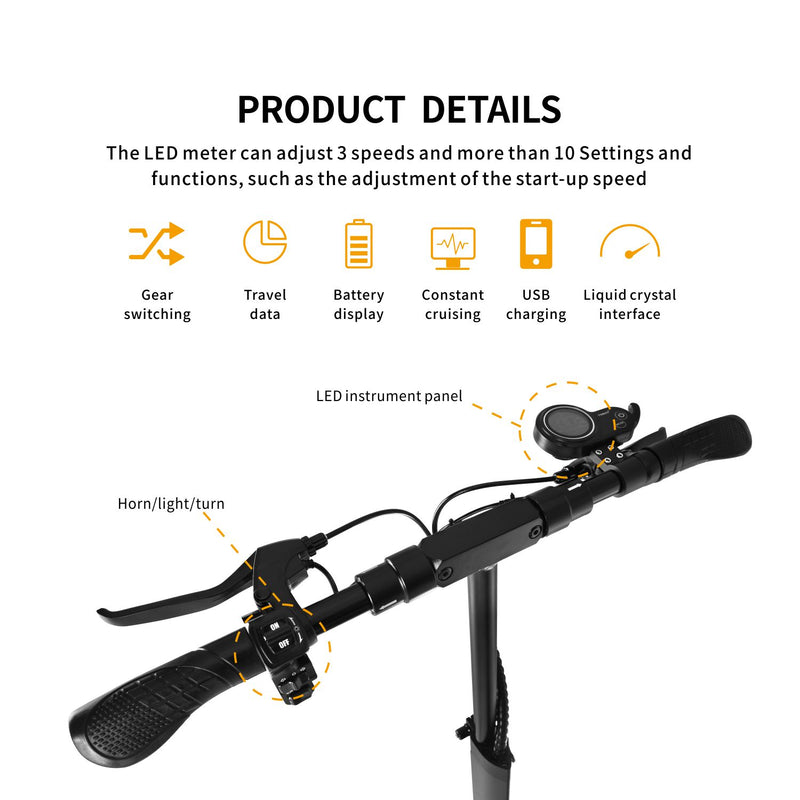OW-STH06X Electric Scooter | 40km/h | 45km Range | Foldable Design