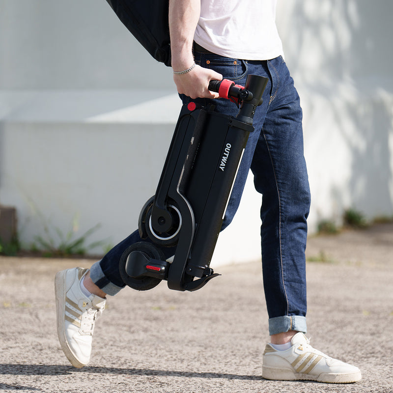 FoldNGo6 Electric Scooter | 25 km/h Speed | 20 km Max Range | Foldable & Removable Battery | Dual Brakes