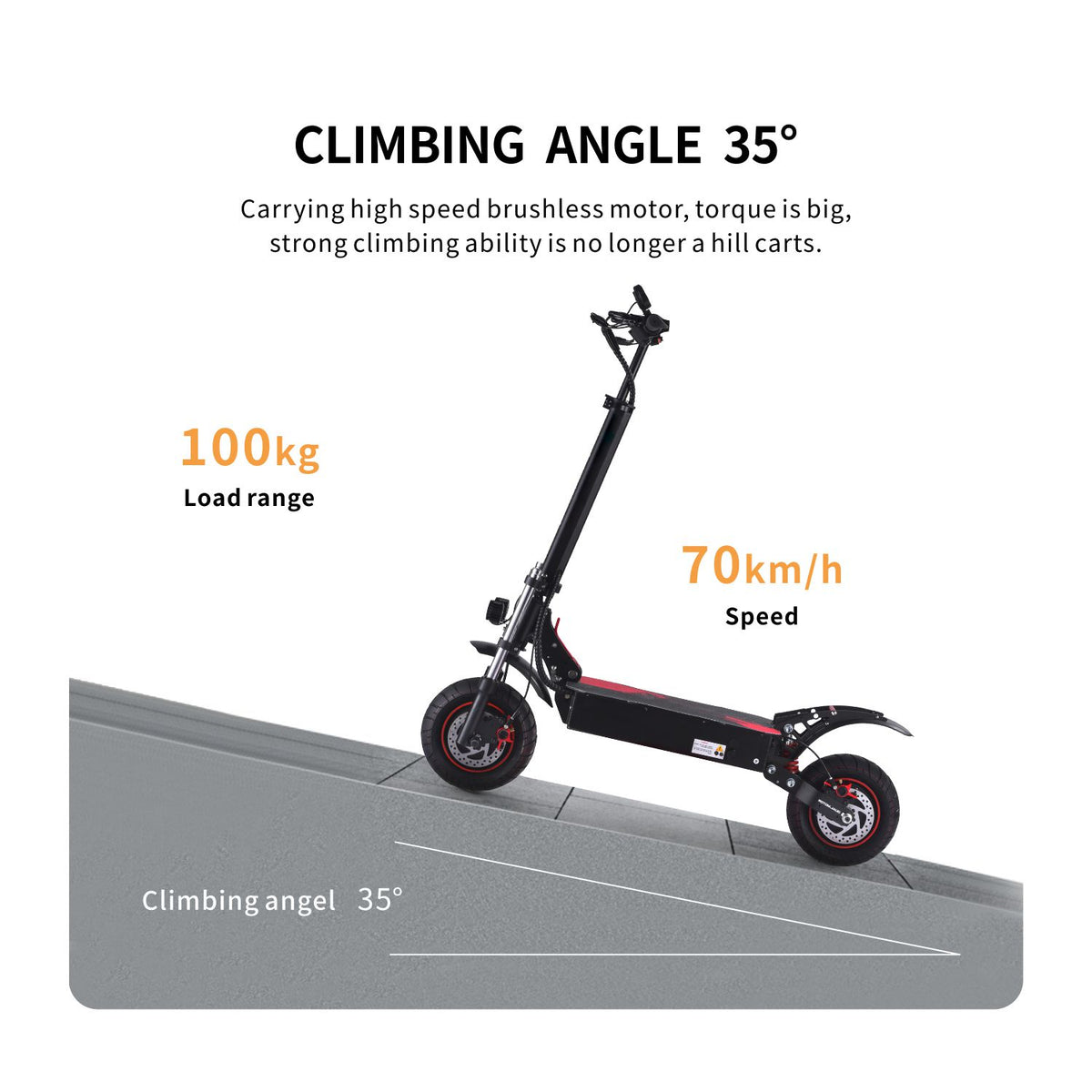 Dual Motor Strong Power Long Range Battery Safety Management System City Riding Off Road Adventure Electric Scooter STH10G
